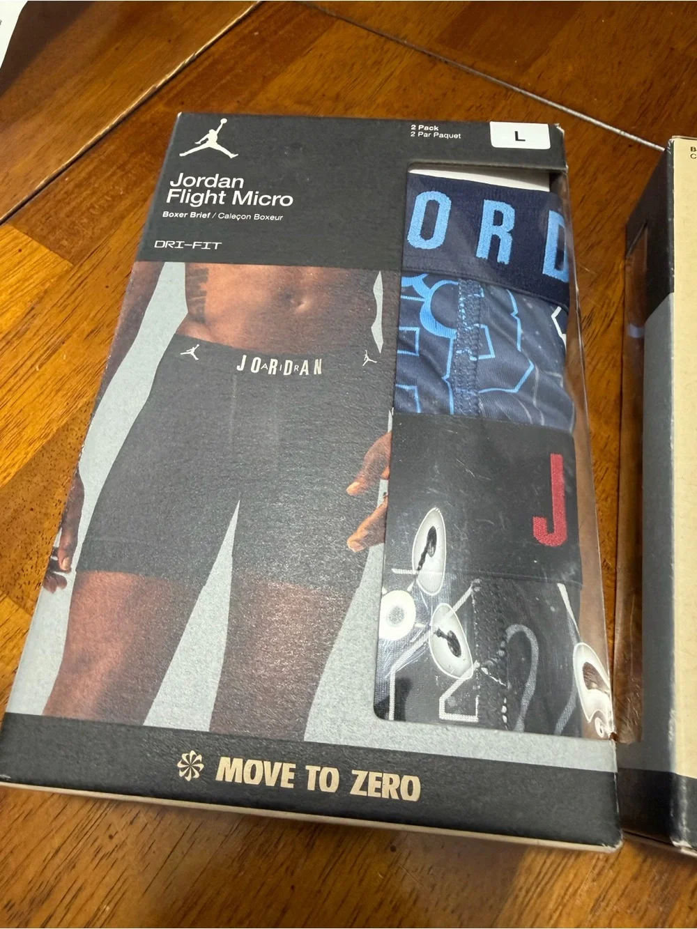 New Lot x 4 Pair Men’s Boxer Briefs Nike Air Jordan Flight Size Large 36-38”